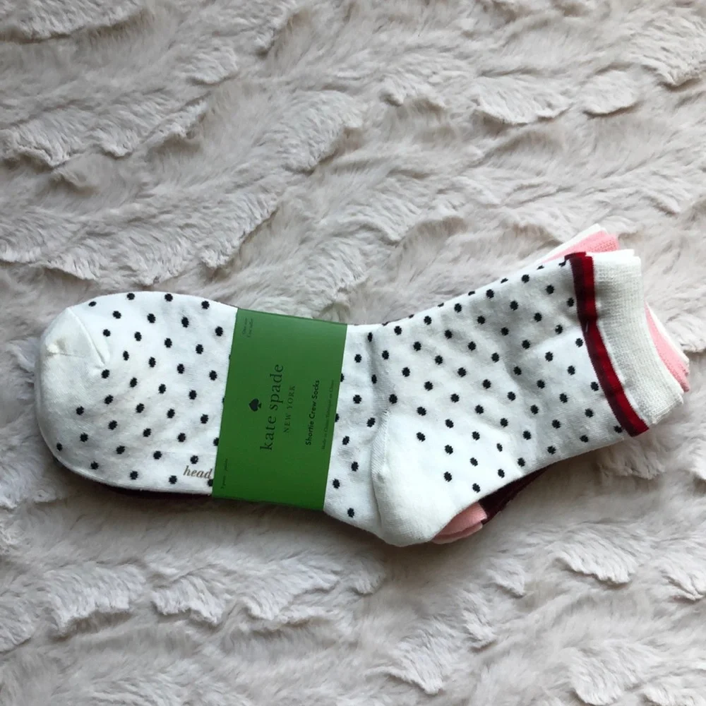 Kate Spade Shortie Crew Socks